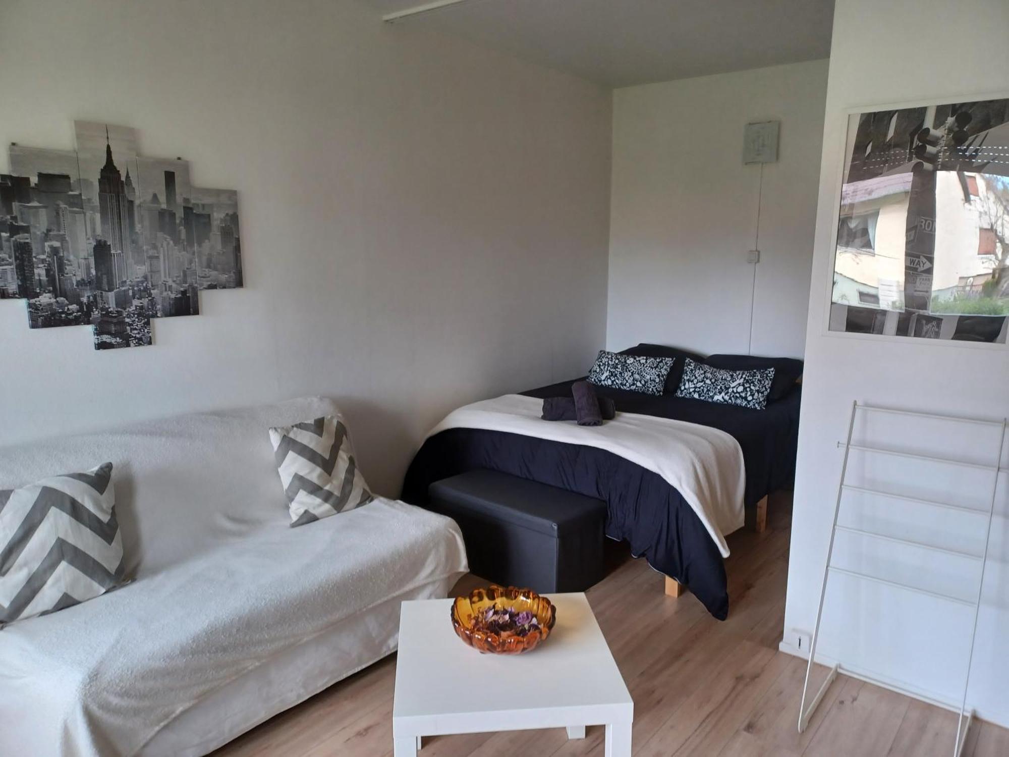 Studio Rdc Calme Avec Parking Ferme Pres Autoroute Et Tram C Мюлуз Экстерьер фото
